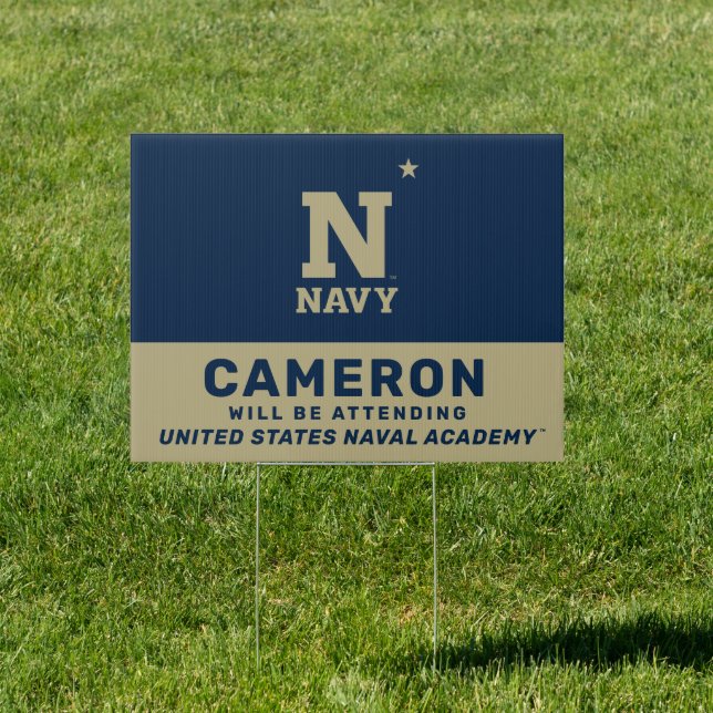 Naval Academy Future Graduate Sign (Insitu)