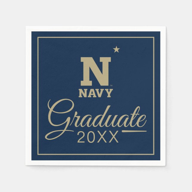 Naval Academy Graduate Napkins (Front)