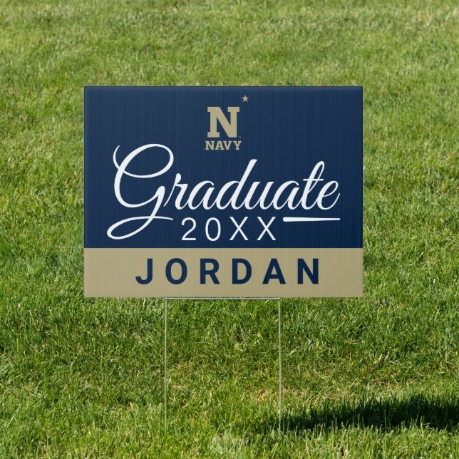 Naval Academy Graduate Sign (Insitu)