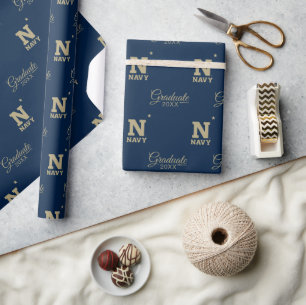 Naval Academy Graduate Wrapping Paper