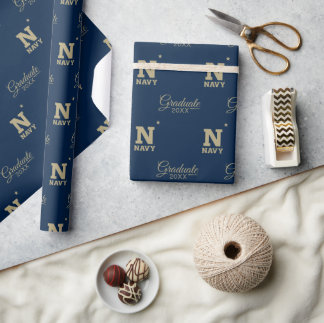 Naval Academy Graduate Wrapping Paper