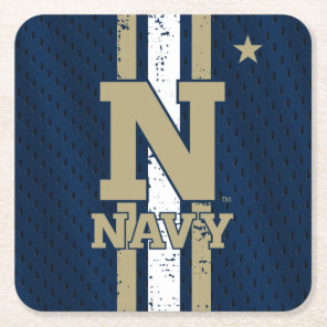 Naval Academy Jersey Square Paper Coaster
