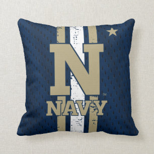 Naval Academy Jersey Throw Pillow