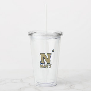 Naval Academy Logo Acrylic Tumbler