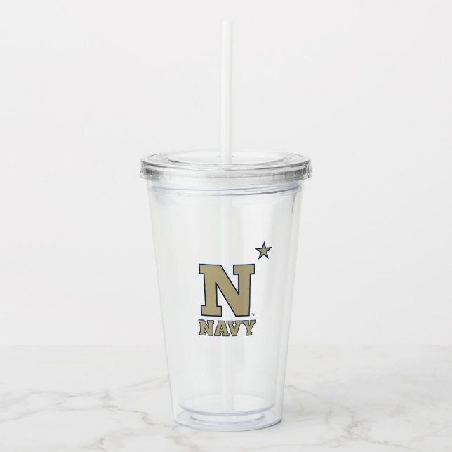 Naval Academy Logo Acrylic Tumbler (Front)