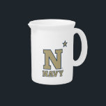 Naval Academy Logo Beverage Pitcher<br><div class="desc">Check out these United States Naval Academy designs! Show off your Midshipmen pride with these new University products. These make the perfect gifts for the Naval Academy student, alumni, family, friend or fan in your life. All of these Zazzle products are customizable with your name, class year, or club. Go...</div>