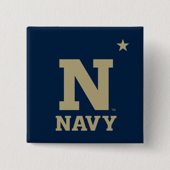 Naval Academy Logo Button (Front)