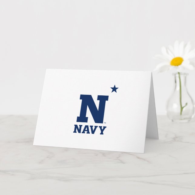 Naval Academy Logo | Congrats Graduate Card (Small Plant)