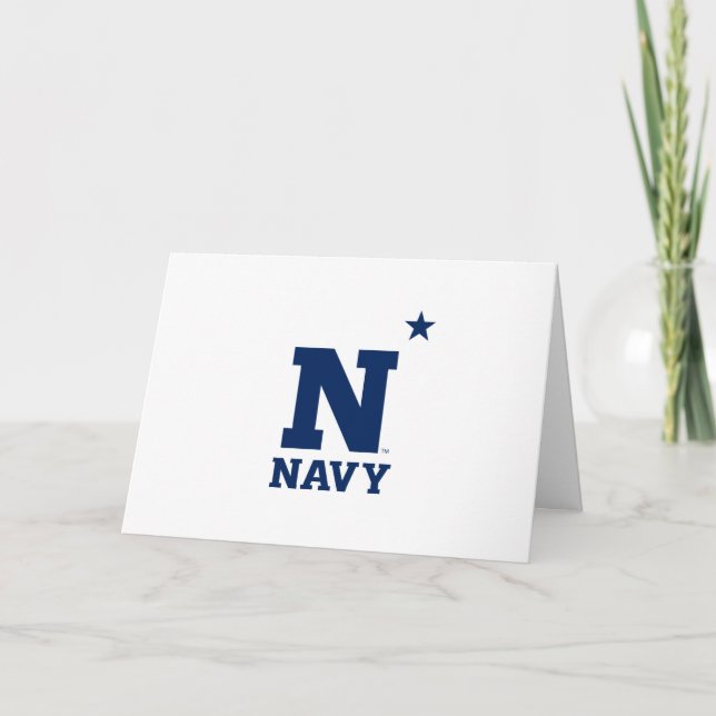 Naval Academy Logo | Congrats Graduate Card (Front)