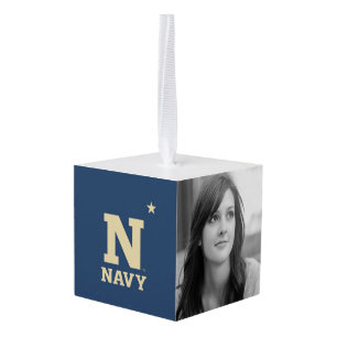 Naval Academy Logo Cube Ornament