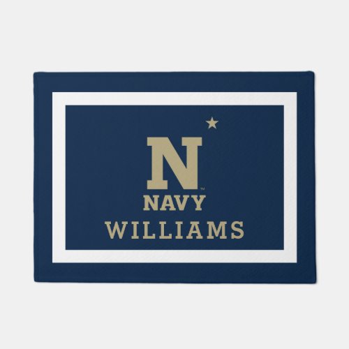 Naval Academy Logo Doormat