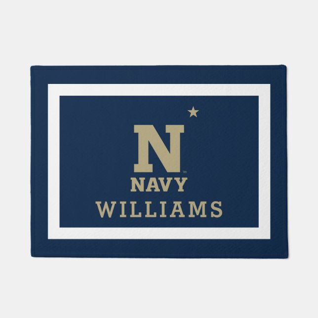 Naval Academy Logo Doormat (Front)