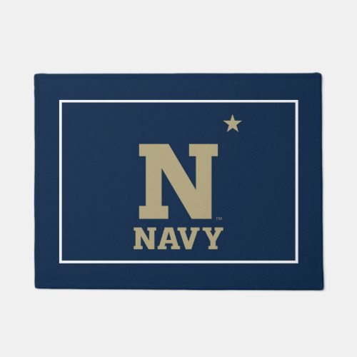 Naval Academy Logo Doormat