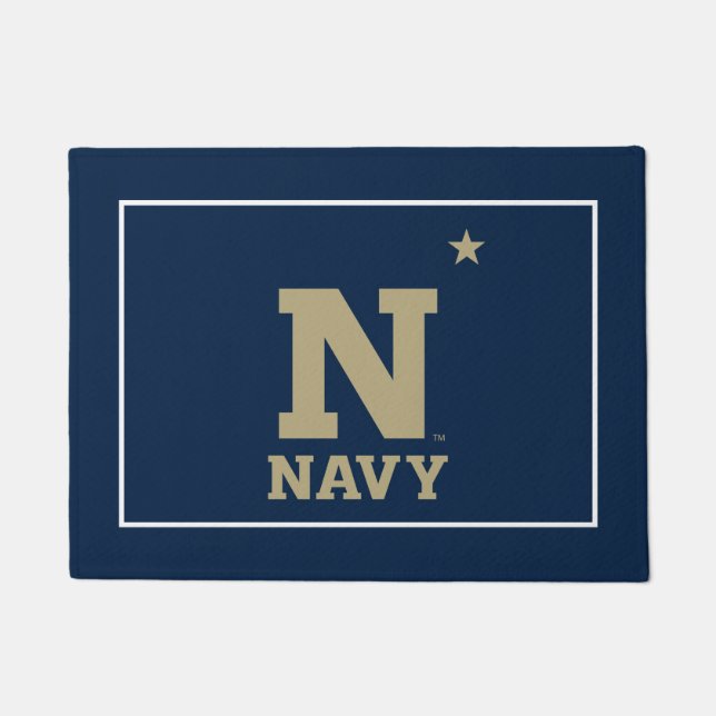Naval Academy Logo Doormat (Front)