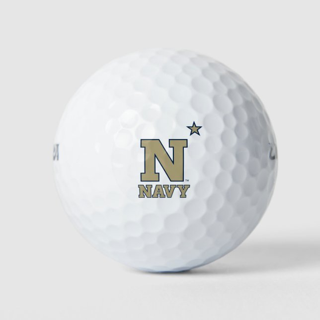 Naval Academy Logo Golf Balls (Front)
