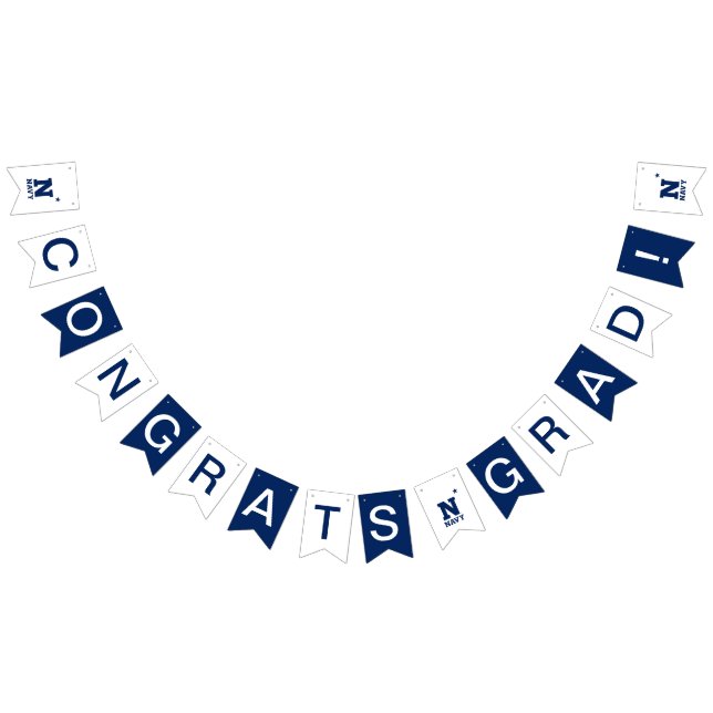 Naval Academy Logo | Graduation Bunting Flags (All)