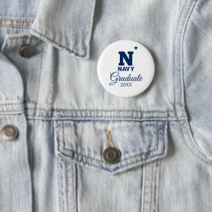 Naval Academy Logo Graduation Button
