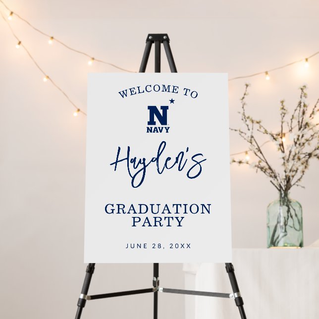 Naval Academy Logo | Graduation Foam Board (In Situ (Stand))