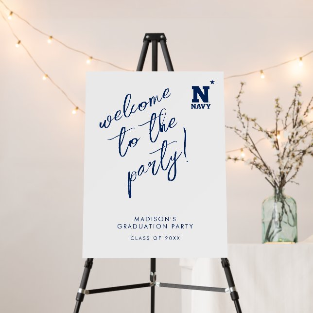 Naval Academy Logo | Graduation Foam Board (In Situ (Stand))