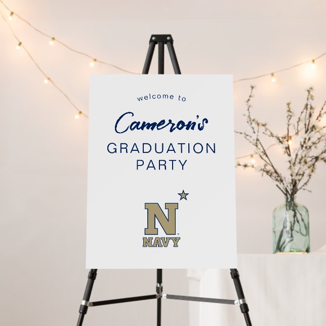 Naval Academy Logo | Graduation Foam Board (In Situ (Stand))
