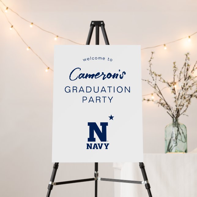 Naval Academy Logo | Graduation Foam Board (In Situ (Stand))
