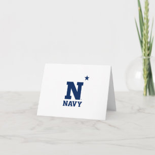 Naval Academy Logo   Graduation Letterpress Thank You Card
