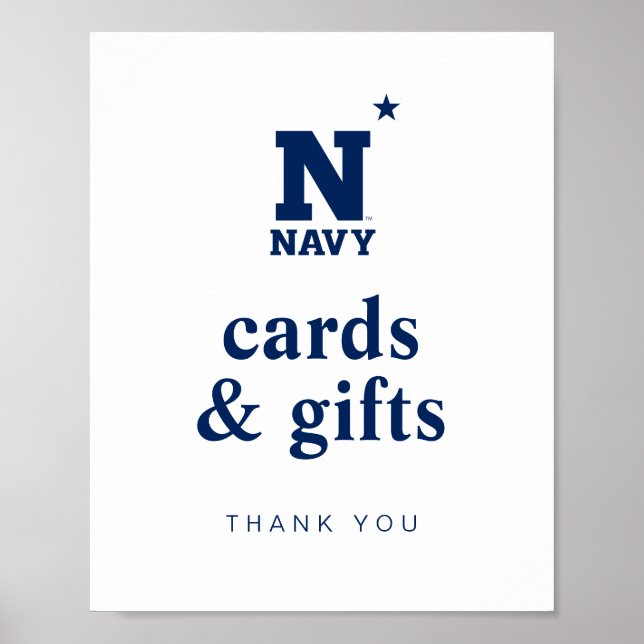 Naval Academy Logo | Graduation Poster (Front)