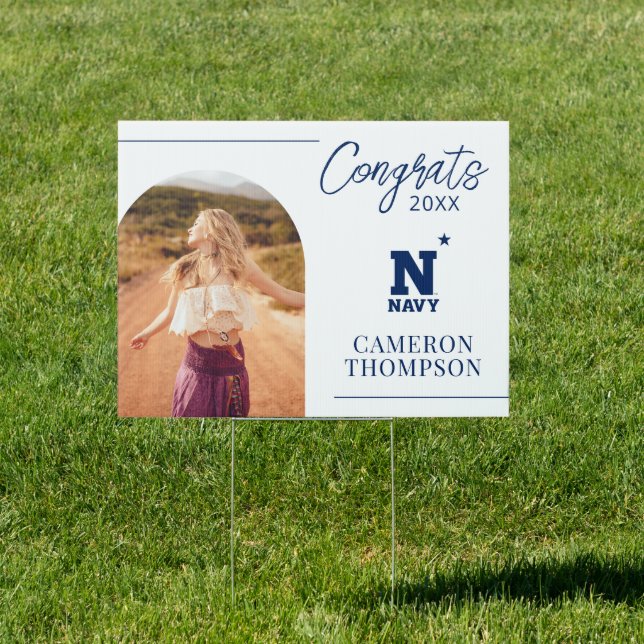 Naval Academy Logo | Graduation Sign (Insitu)