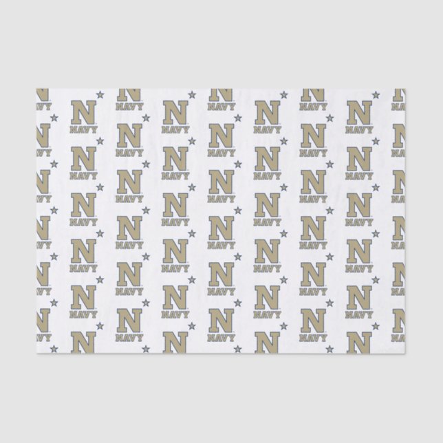 Naval Academy Logo | Graduation Tissue Paper (Front)