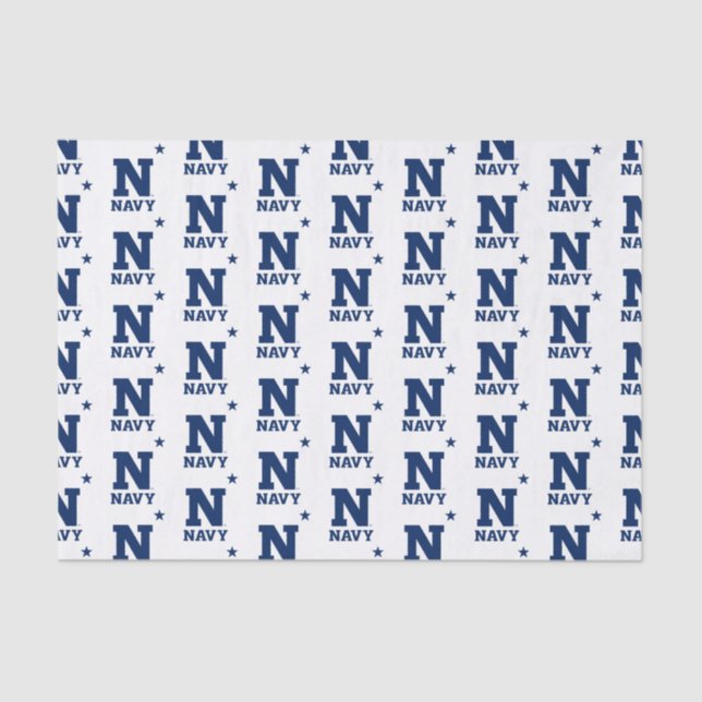 Naval Academy Logo | Graduation Tissue Paper (Front)