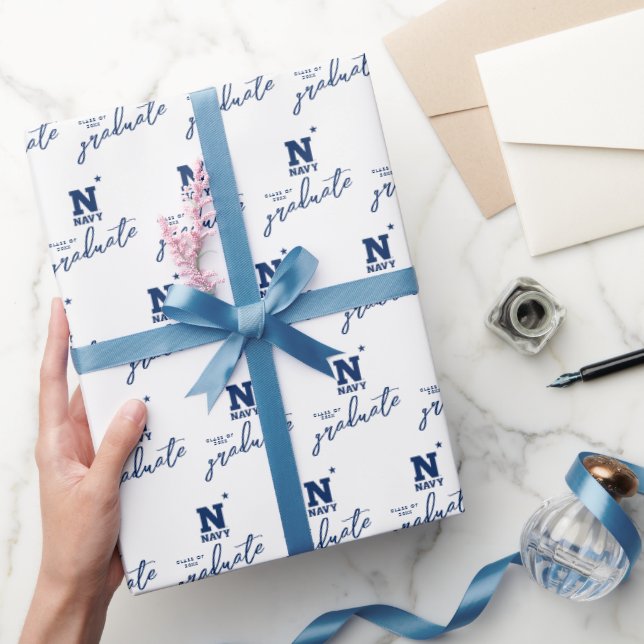 Naval Academy Logo | Graduation Wrapping Paper (Gifting)