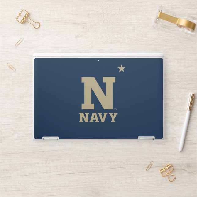 Naval Academy Logo HP Laptop Skin (Desk)