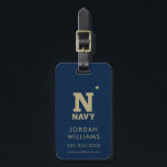 Naval Academy Logo Luggage Tag<br><div class="desc">Check out these United States Naval Academy designs! Show off your Midshipmen pride with these new University products. These make the perfect gifts for the Naval Academy student, alumni, family, friend or fan in your life. All of these Zazzle products are customizable with your name, class year, or club. Go...</div>