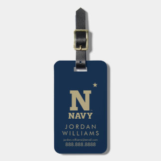 Naval Academy Logo Luggage Tag