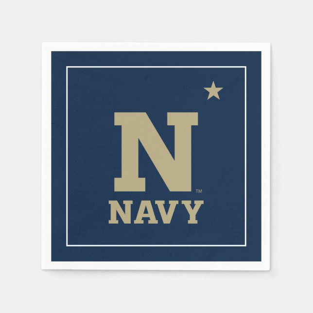 Naval Academy Logo Napkins (Front)