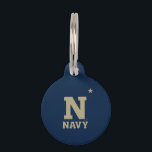 Naval Academy Logo Pet ID Tag<br><div class="desc">Check out these United States Naval Academy designs! Show off your Midshipmen pride with these new University products. These make the perfect gifts for the Naval Academy student, alumni, family, friend or fan in your life. All of these Zazzle products are customizable with your name, class year, or club. Go...</div>