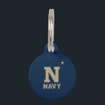 Naval Academy Logo Pet ID Tag<br><div class="desc">Check out these United States Naval Academy designs! Show off your Midshipmen pride with these new University products. These make the perfect gifts for the Naval Academy student, alumni, family, friend or fan in your life. All of these Zazzle products are customizable with your name, class year, or club. Go...</div>