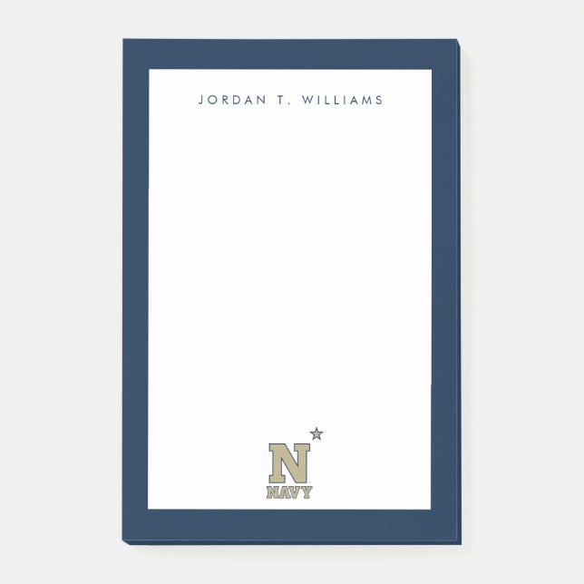 Naval Academy Logo Post-it Notes (Front)