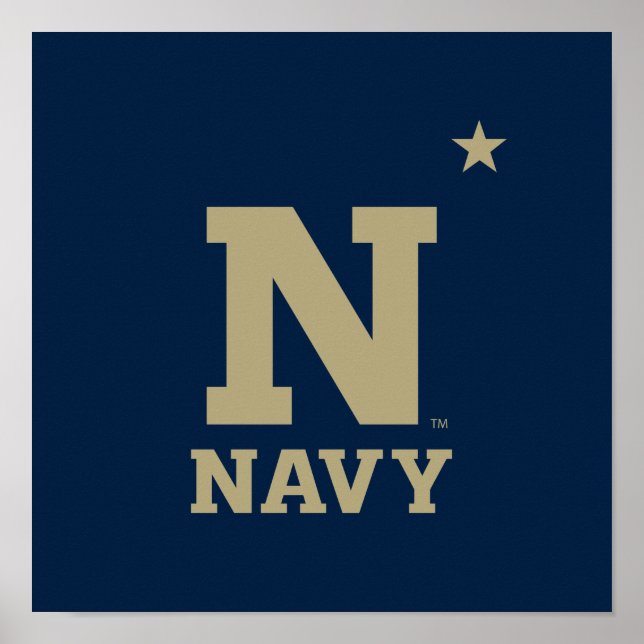 Naval Academy Logo Poster (Front)