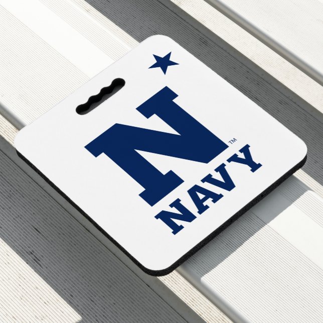 Naval Academy Logo Seat Cushion (In Situ)