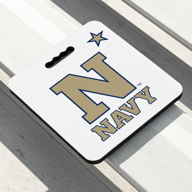 Naval Academy Logo Seat Cushion (In Situ)