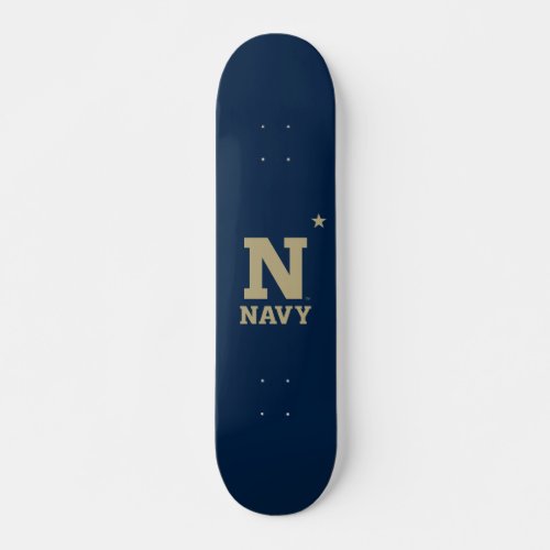 Naval Academy Logo Skateboard