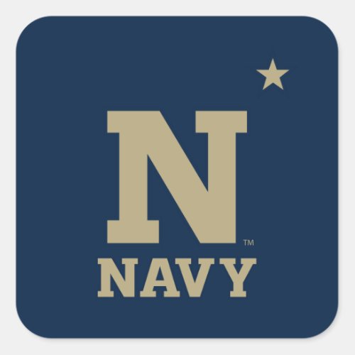 Naval Academy Logo Square Sticker