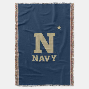 Naval Academy Logo Throw Blanket