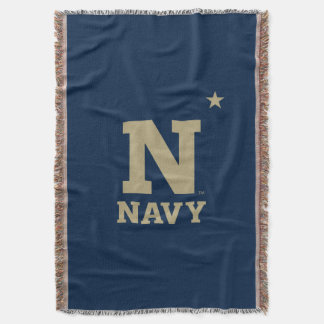 Naval Academy Logo Throw Blanket