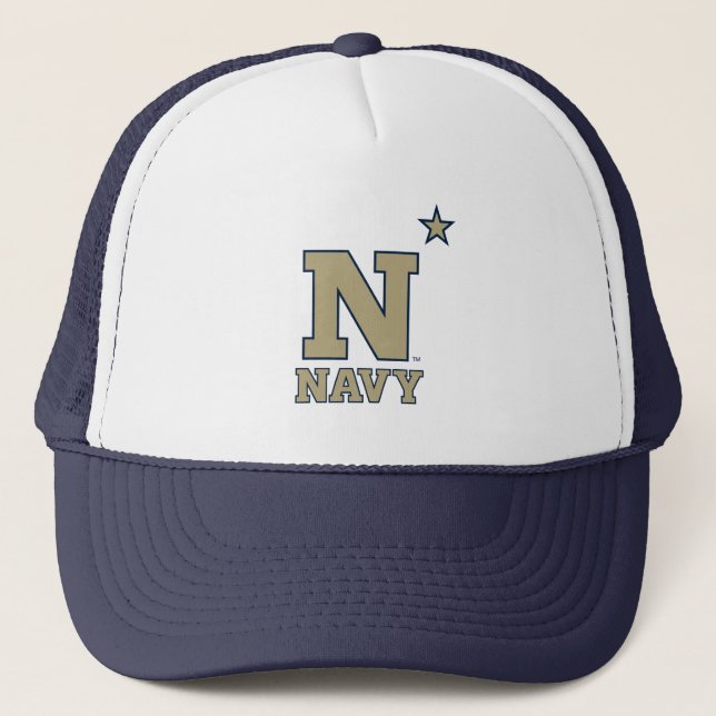 Naval Academy Logo Trucker Hat (Front)