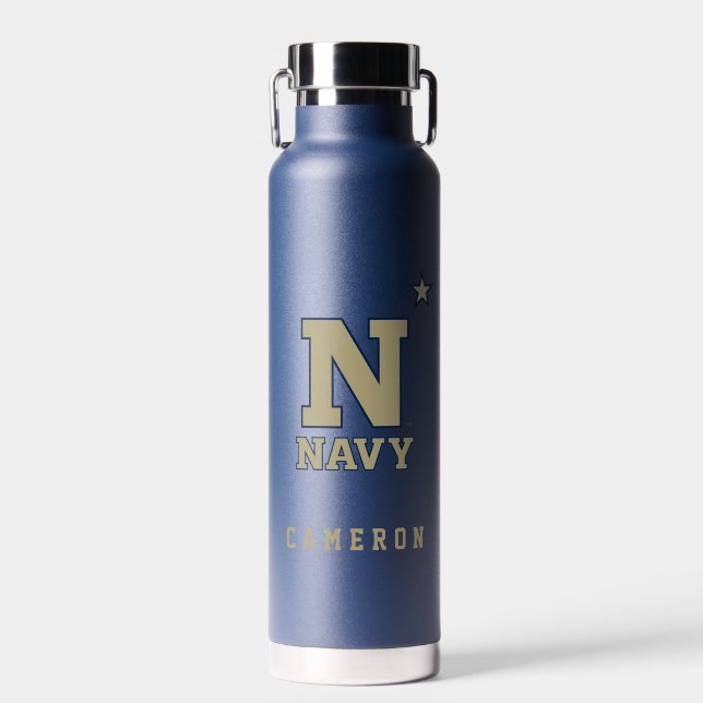 Naval Academy Logo Water Bottle (Front)