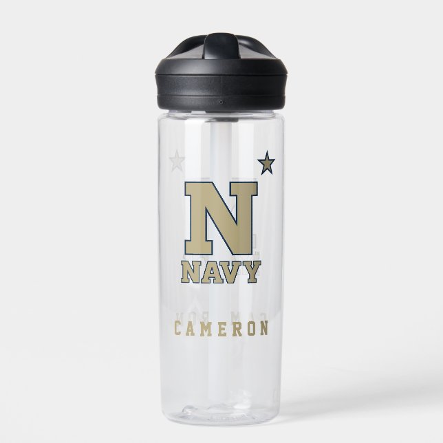 Naval Academy Logo Water Bottle (Front)