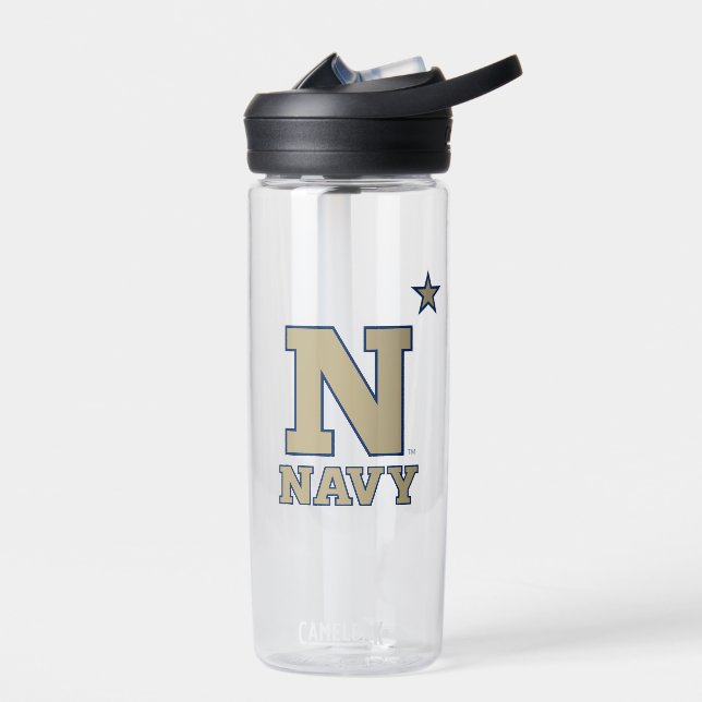 Naval Academy Logo Water Bottle (Left)