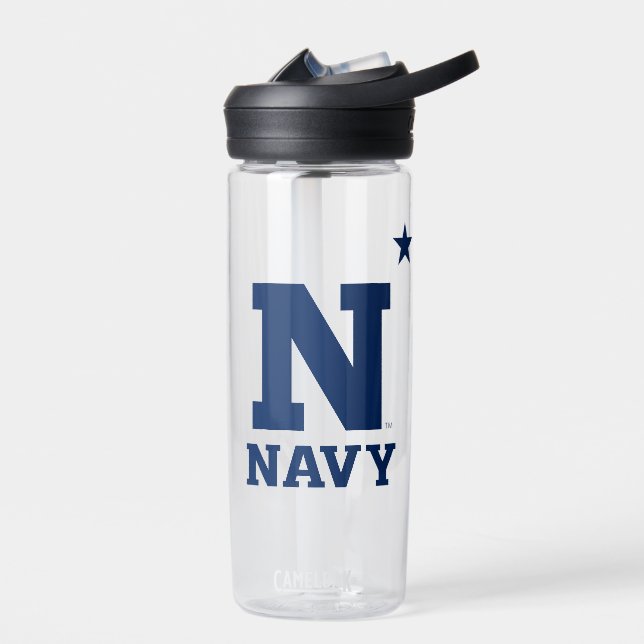 Naval Academy Logo Water Bottle (Left)